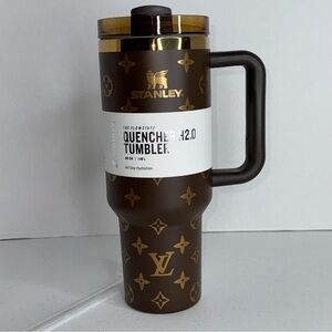 Brown Louis Vuitton Stanley Cup 40 Oz tumbler cup